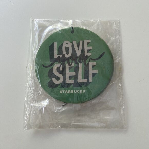 2PCS Starbucks Car Air Freshener LOVE YOURSELF New, Sealed - Picture 1 of 4